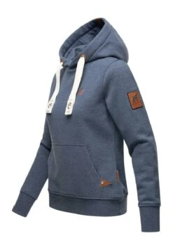 Navahoo Damlaa - Hoodie - Dusty Blue Melange -Winterjas Winkel 00597d061861466d954256f26b1d636c