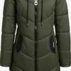 Khujo Wintermantels Wintermantel ARIBAY3 LIGHT Dames Kaki
