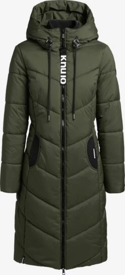 Khujo Wintermantels Wintermantel ARIBAY3 LIGHT Dames Kaki