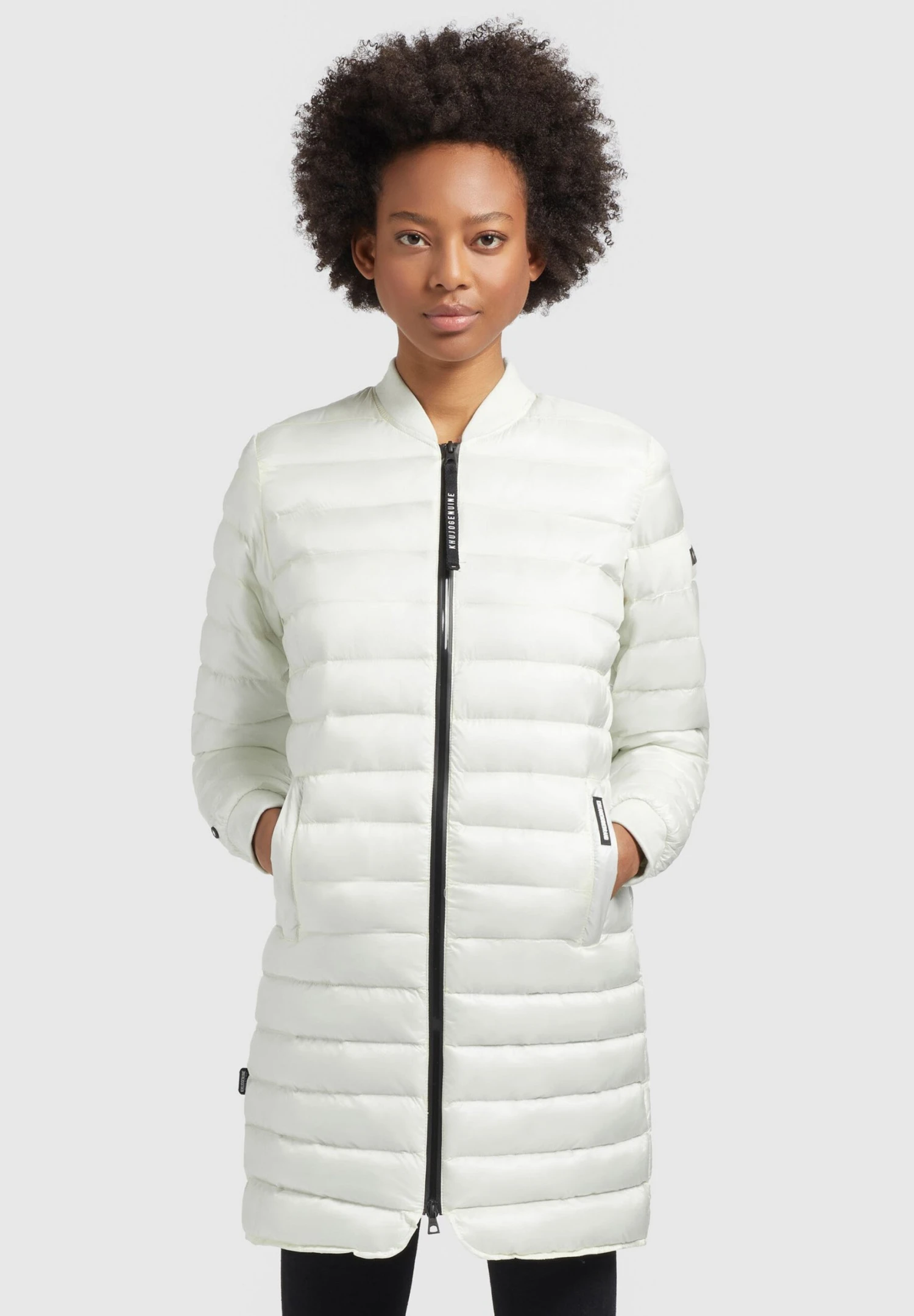 Khujo Greta Shiny - Jas - Cremeweiß 1 Khujo Greta Shiny - Jas - Cremeweiß