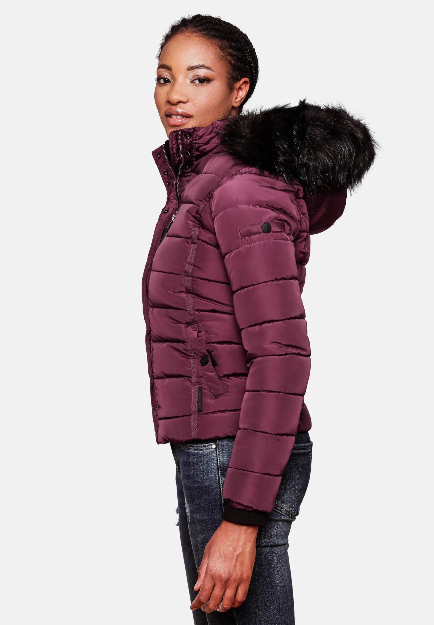 Navahoo Miamor - Winterjas - Wine Red 4 Navahoo Miamor - Winterjas - Wine Red - Afbeelding 4