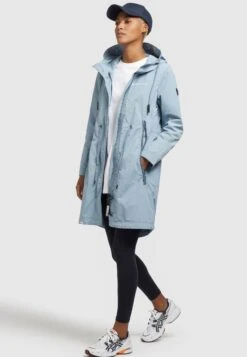 Khujo Adda - Parka - Hellblau -Winterjas Winkel 0f77bbaa1cae45269733a7c05f625743