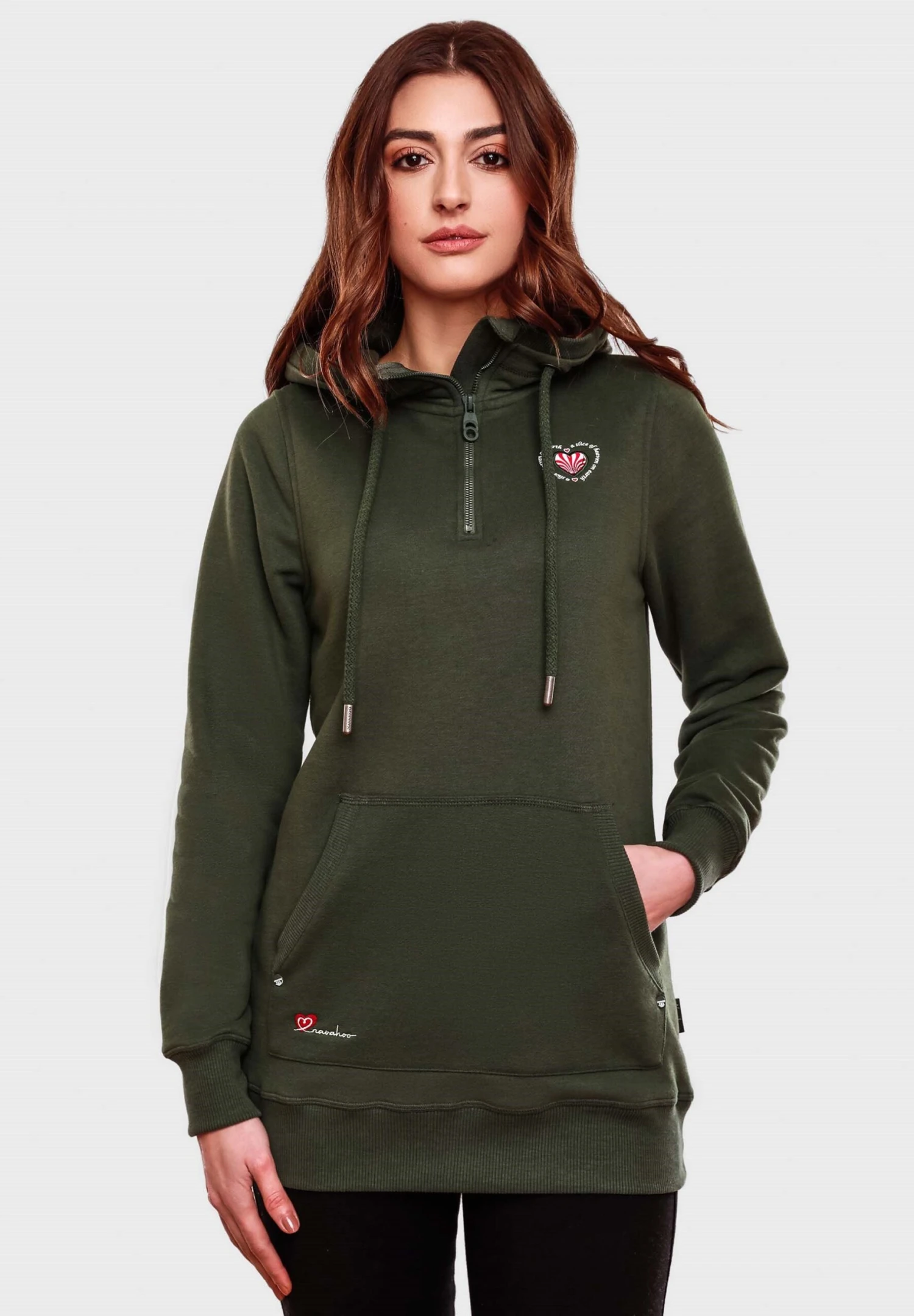 Navahoo Zauberelfe - Hoodie - Dark Olive 1 Navahoo Zauberelfe - Hoodie - Dark Olive
