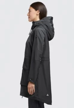 Khujo Mantel Ging - Halflange Jas - Schwarz -Winterjas Winkel 192c48ae770e4648baa7a5bf994f1019