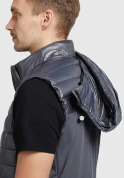 Khujo Wemo Shiny - Bodywarmer - Grau -Winterjas Winkel 19f122e002a140d68cd51e04f8de51f4 scaled