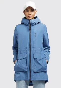 Khujo Mantel Ging - Halflange Jas - Blau