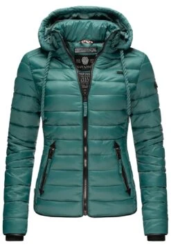 Navahoo Lulana - Jas - Petrol Melange -Winterjas Winkel 20ef20c88df04de9a326da66c6385f63