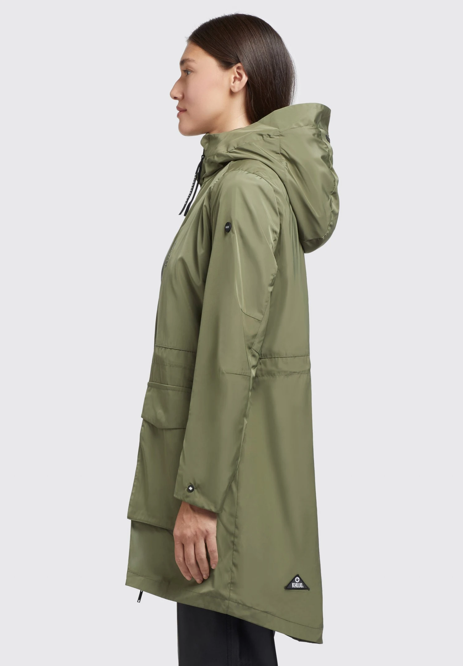 Khujo Mantel Ging - Halflange Jas - Olivgrün 4 Khujo Mantel Ging - Halflange Jas - Olivgrün - Afbeelding 4