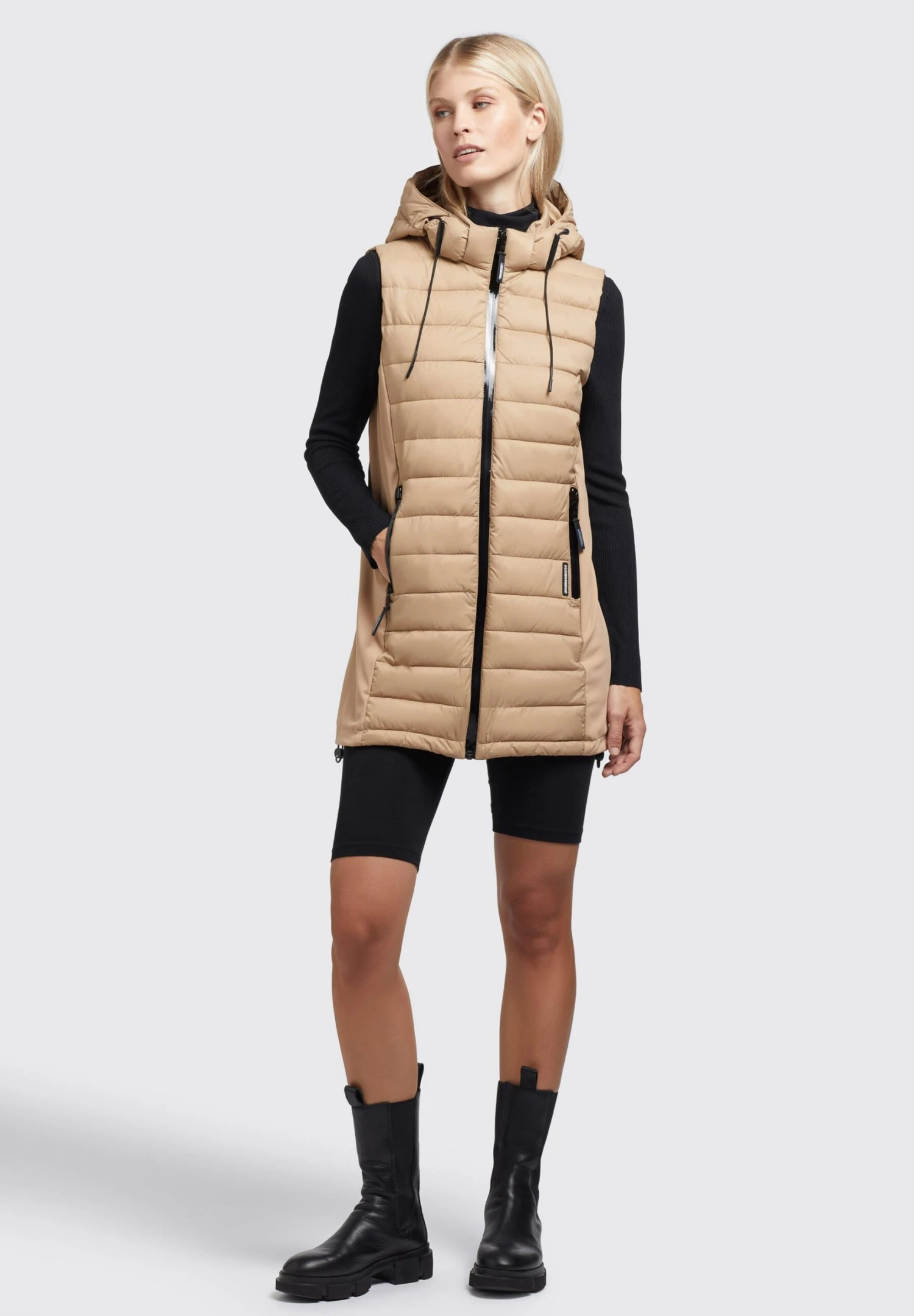 Khujo Weste Becca Matt - Bodywarmer - Beige 8 Khujo Weste Becca Matt - Bodywarmer - Beige - Afbeelding 8