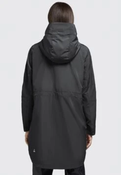 Khujo Mantel Ging - Halflange Jas - Schwarz -Winterjas Winkel 237eb509f8a44bf2b15338342cc93c4f