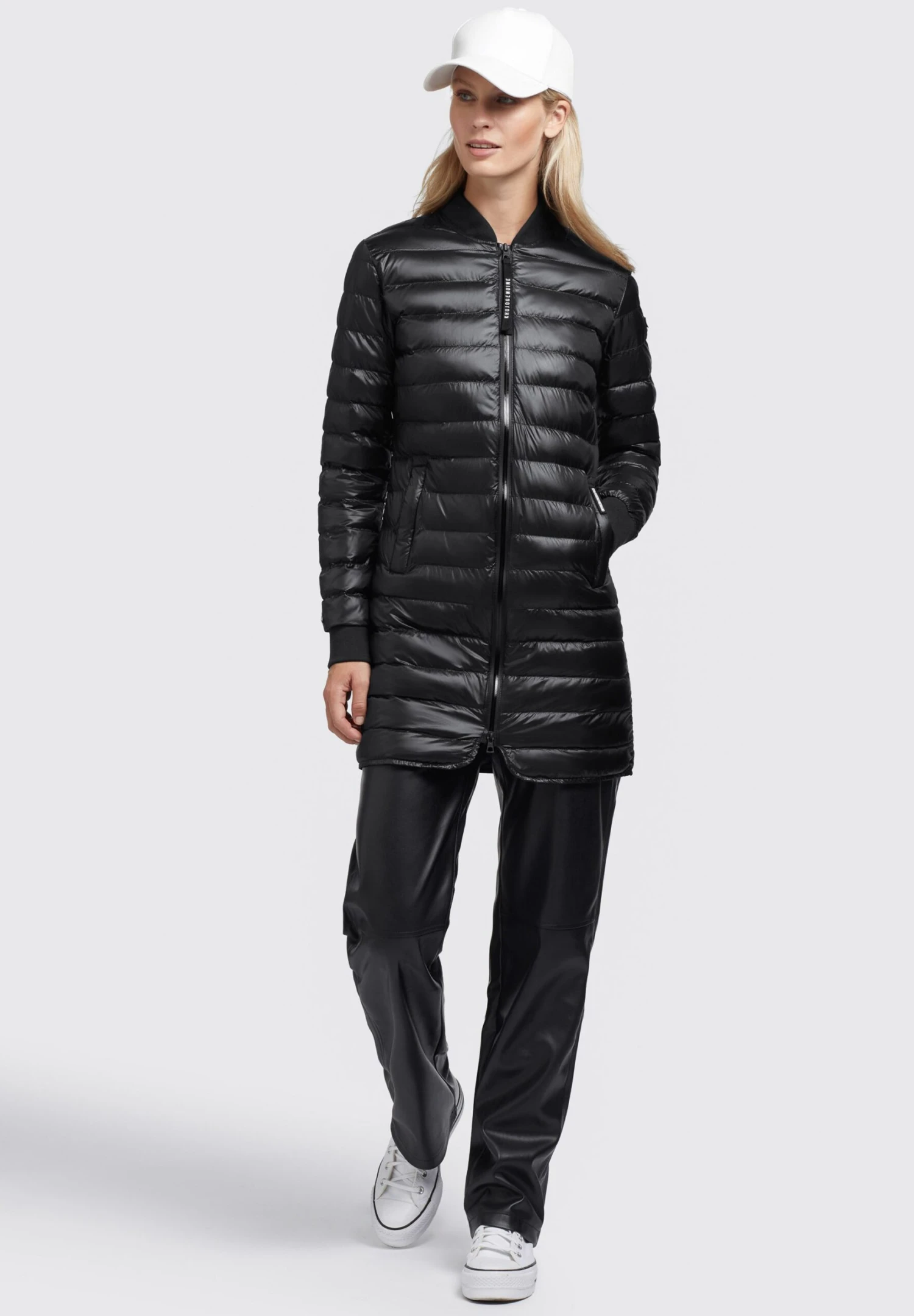 Khujo Greta Shiny - Jas - Schwarz 3 Khujo Greta Shiny - Jas - Schwarz - Afbeelding 3