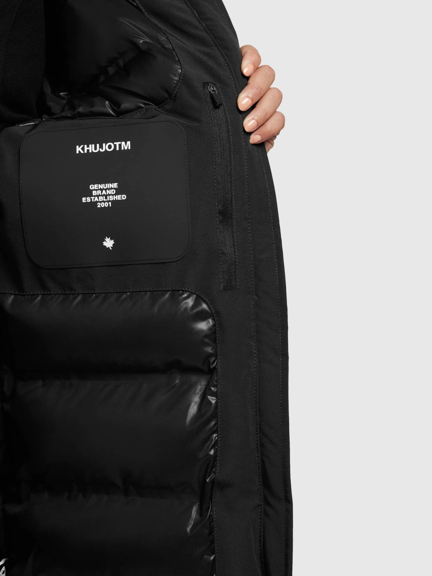 Khujo Winterjassen Winterjas Viona 3 Dames Zwart 8 Khujo Winterjassen Winterjas Viona 3 Dames Zwart - Afbeelding 8