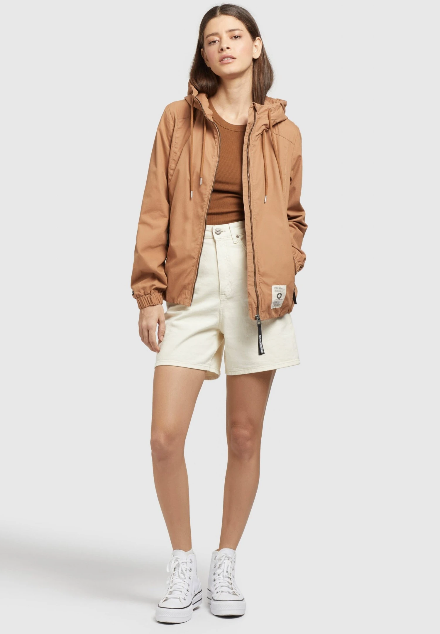 Khujo Rolava - Lichte Jas - Toffee 2 Khujo Rolava - Lichte Jas - Toffee - Afbeelding 2