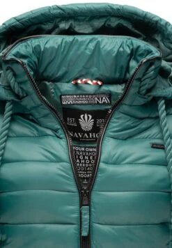 Navahoo Lulana - Jas - Petrol Melange -Winterjas Winkel 27775143c08946a6a428fe7e86ebf201