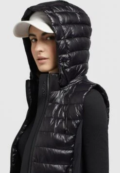 Khujo Fabia Shiny - Bodywarmer - Schwarz -Winterjas Winkel 279367904bc942698e1399c5c6ee6bf1