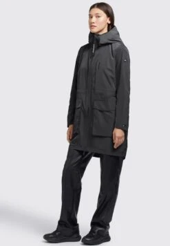 Khujo Mantel Ging - Halflange Jas - Schwarz -Winterjas Winkel 2dc8b0bd4a314ed49baaca32d56a34ad