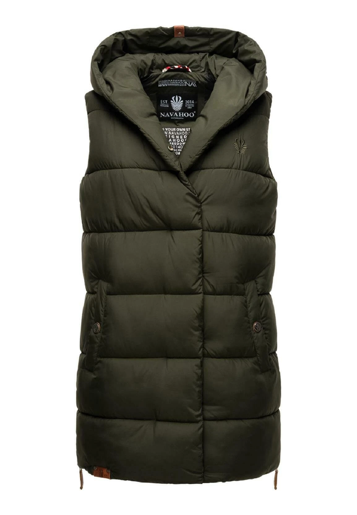 Navahoo Madilynaa - Bodywarmer - Dark Olive 1 Navahoo Madilynaa - Bodywarmer - Dark Olive