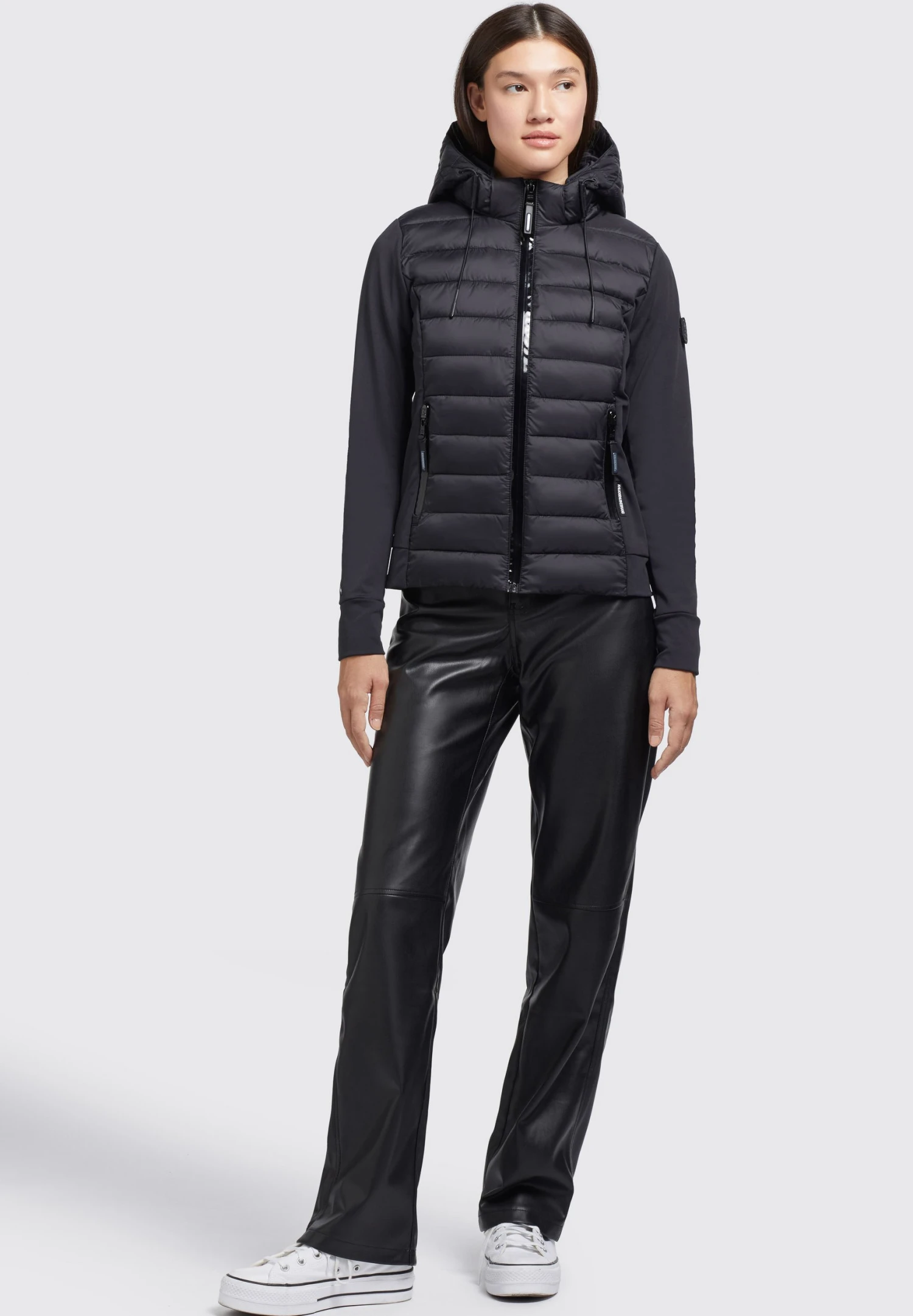 Khujo Ghita Matt - Jas - Schwarz 2 Khujo Ghita Matt - Jas - Schwarz - Afbeelding 2