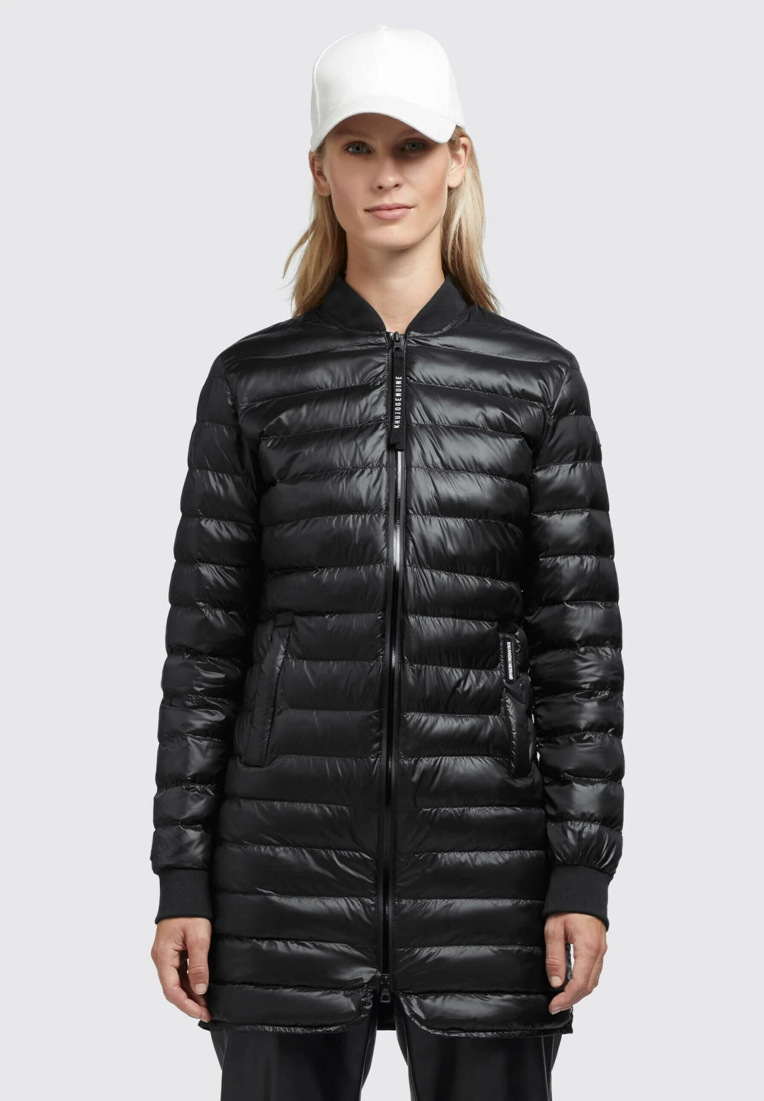 Khujo Greta Shiny - Jas - Schwarz 1 Khujo Greta Shiny - Jas - Schwarz