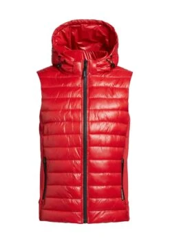 Khujo Wemo Shiny - Bodywarmer - Rot -Winterjas Winkel 31a6a589da9542e3a21874138765275d scaled