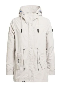 Khujo Caima - Parka - Hellgrau -Winterjas Winkel 32a8235f06b84fc5aa97b6d1a6977f22