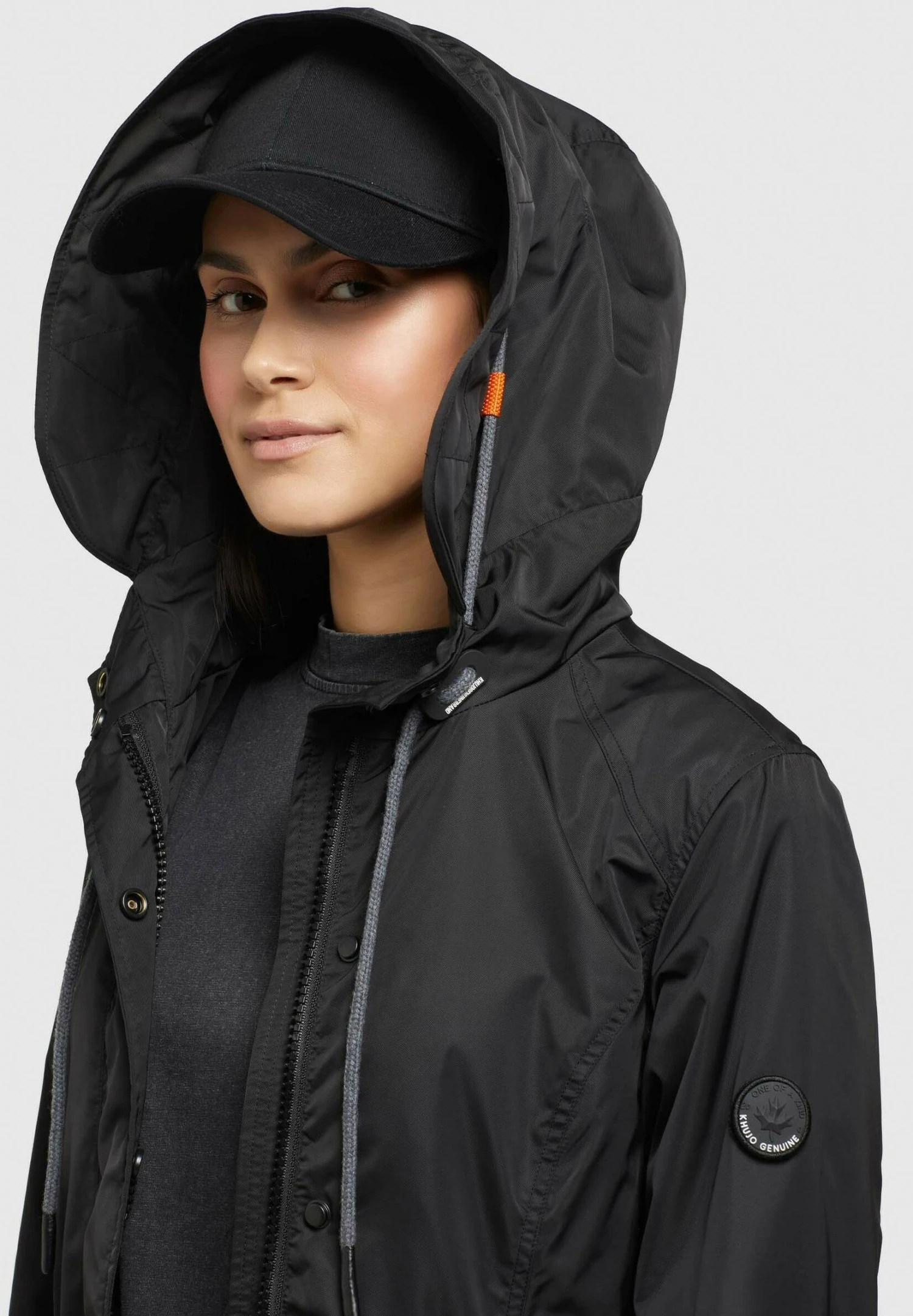 Khujo Debby - Lichte Jas - Schwarz 5 Khujo Debby - Lichte Jas - Schwarz - Afbeelding 5