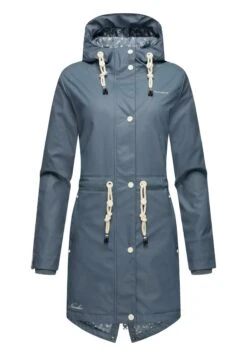 Navahoo Flower Of Ocean - Parka - Dusty Blue