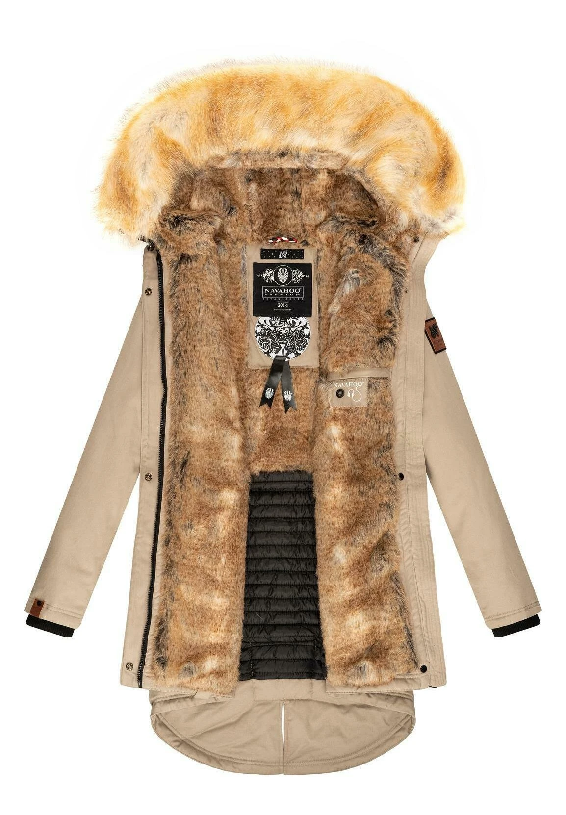 Navahoo Bombii - Winterjas - Taupe 5 Navahoo Bombii - Winterjas - Taupe - Afbeelding 5