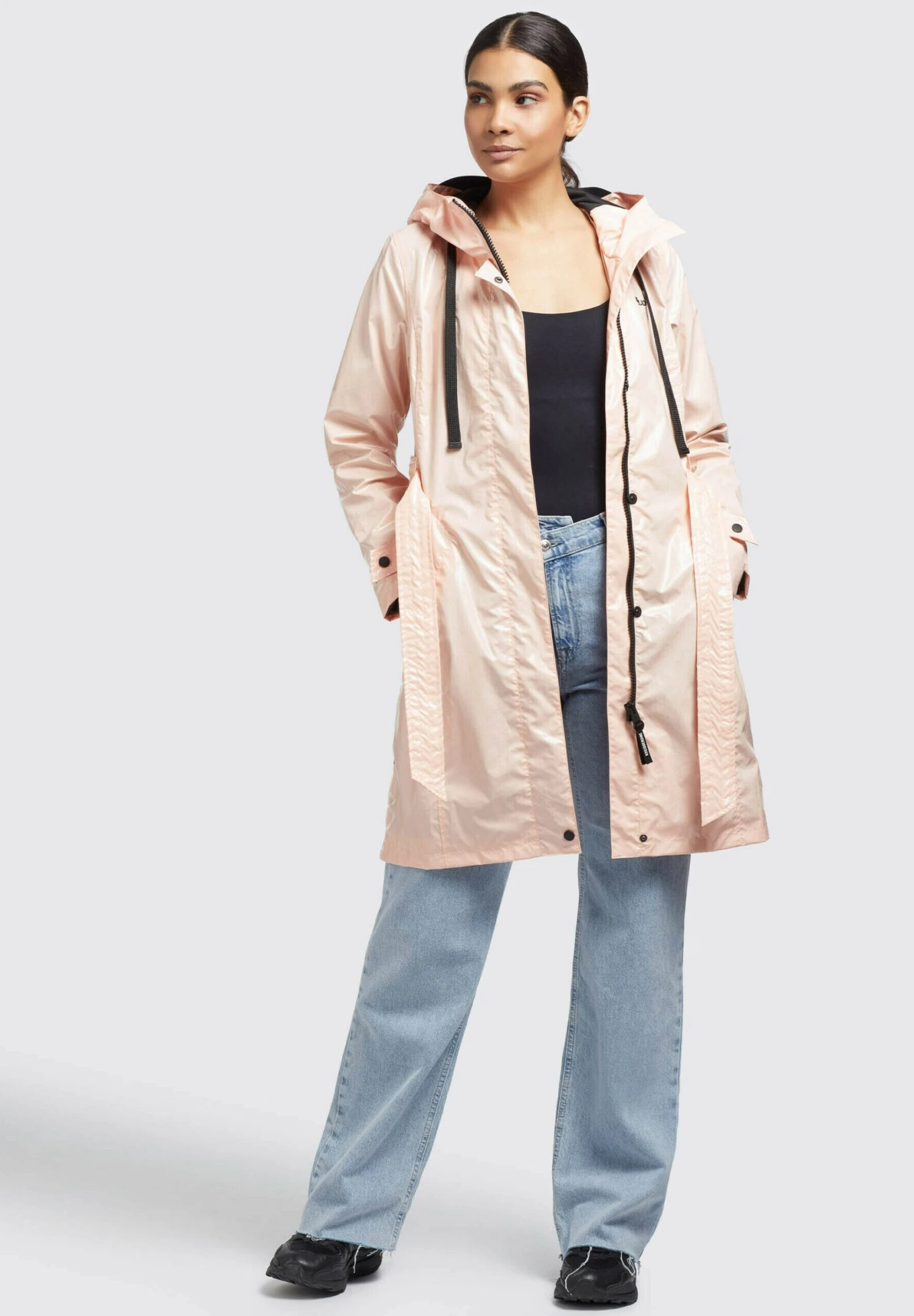 Khujo Alecia - Trenchcoat - Apricot 2 Khujo Alecia - Trenchcoat - Apricot - Afbeelding 2