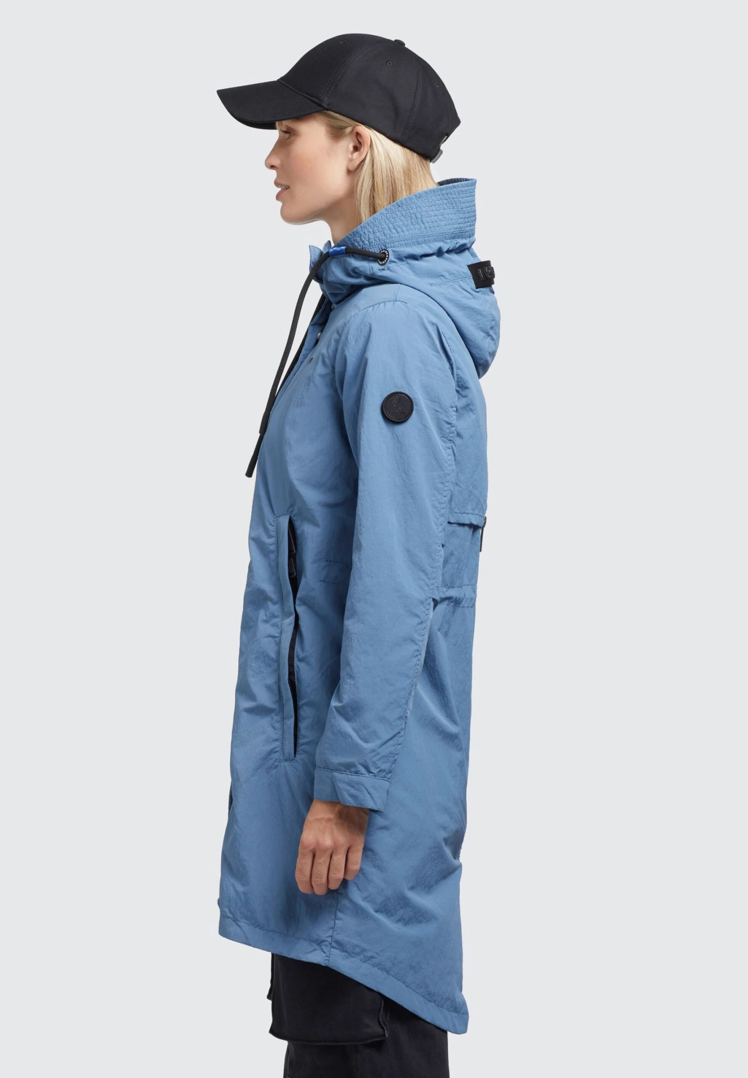 Khujo Adda - Halflange Jas - Blau 3 Khujo Adda - Halflange Jas - Blau - Afbeelding 3