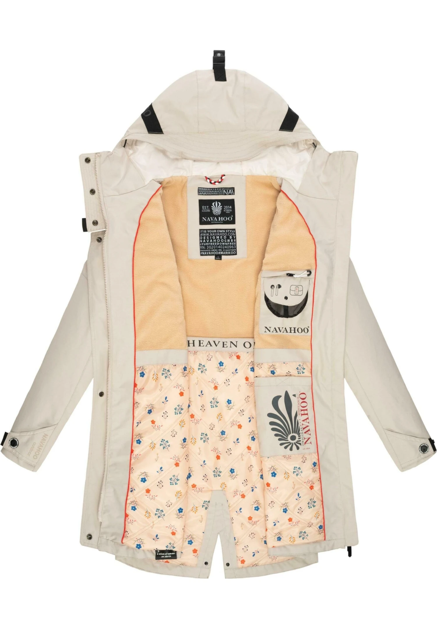 Navahoo Winterjas - Silver Grey 4 Navahoo Winterjas - Silver Grey - Afbeelding 4