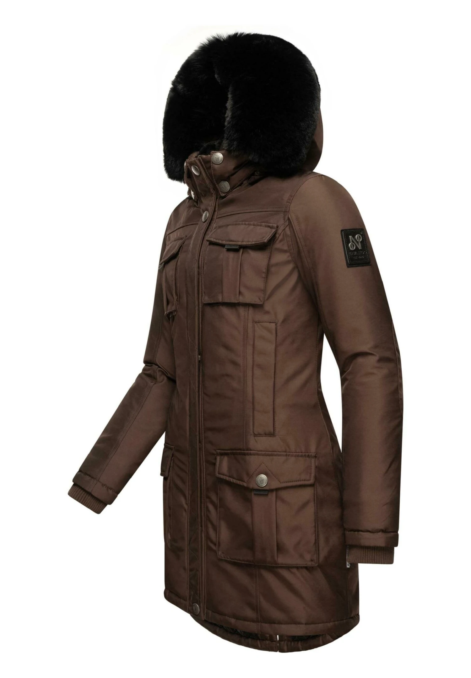 Navahoo Tiniis - Winterjas - Dark Choco 2 Navahoo Tiniis - Winterjas - Dark Choco - Afbeelding 2