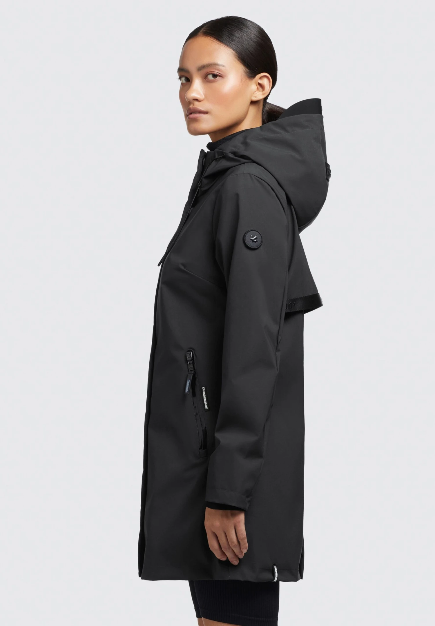 Khujo Izaf - Regenjas - Schwarz 4 Khujo Izaf - Regenjas - Schwarz - Afbeelding 4