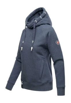Navahoo Liebesmäuschen - Hoodie - Dusty Blue Melange -Winterjas Winkel 4faf403dd4b74fe8b46c3919b94ec64f