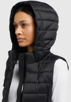 Khujo Fabia Matt - Bodywarmer - Schwarz -Winterjas Winkel 5083ddca65564451a0feed24ee242dc6