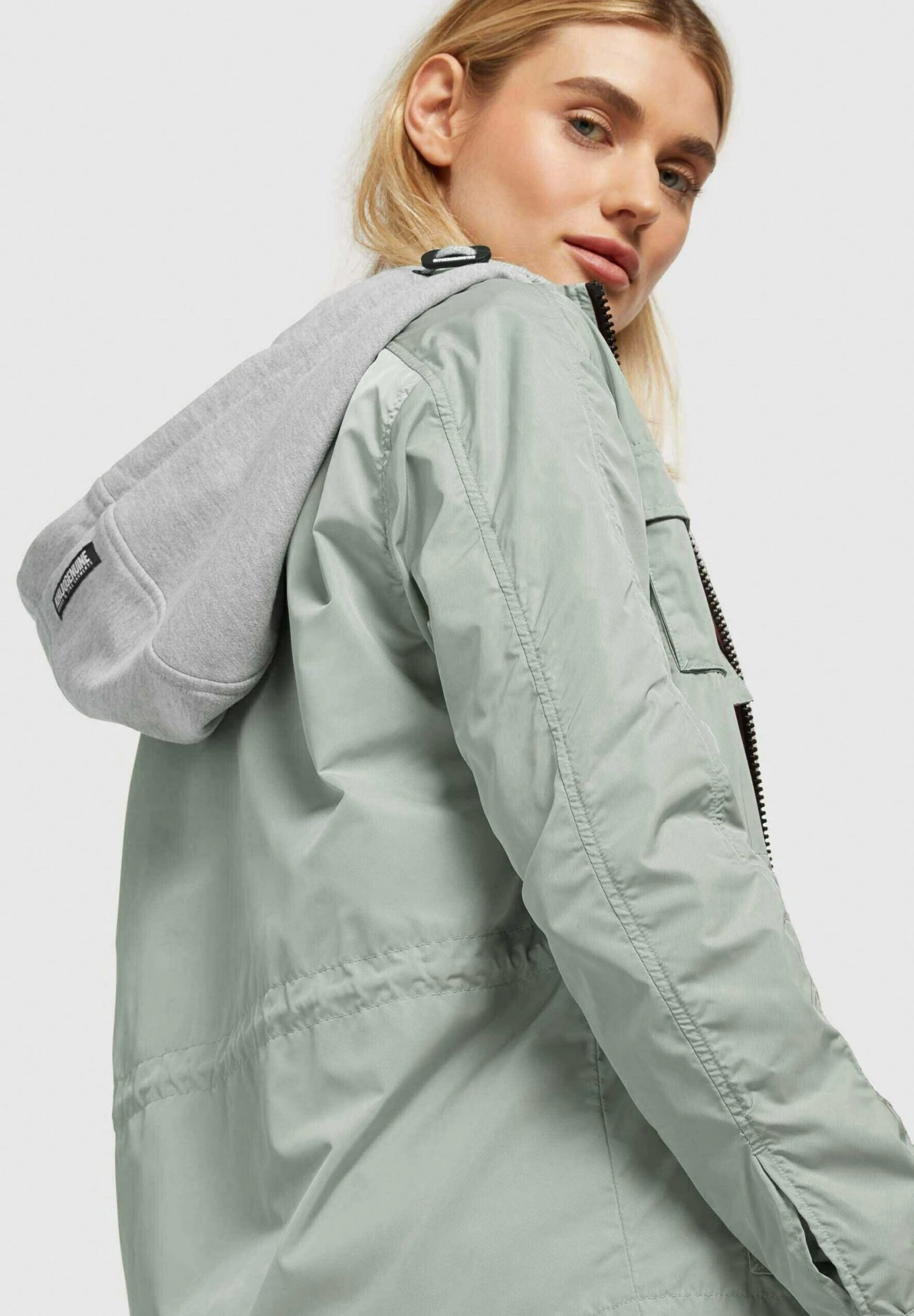 Khujo Flames - Lichte Jas - Blassgrün 6 Khujo Flames - Lichte Jas - Blassgrün - Afbeelding 6