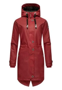 Navahoo Rainy Flower - Parka - Blood Red