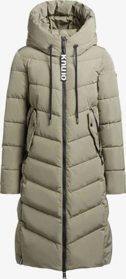 Khujo Wintermantels Wintermantel KLAYD Dames Kaki