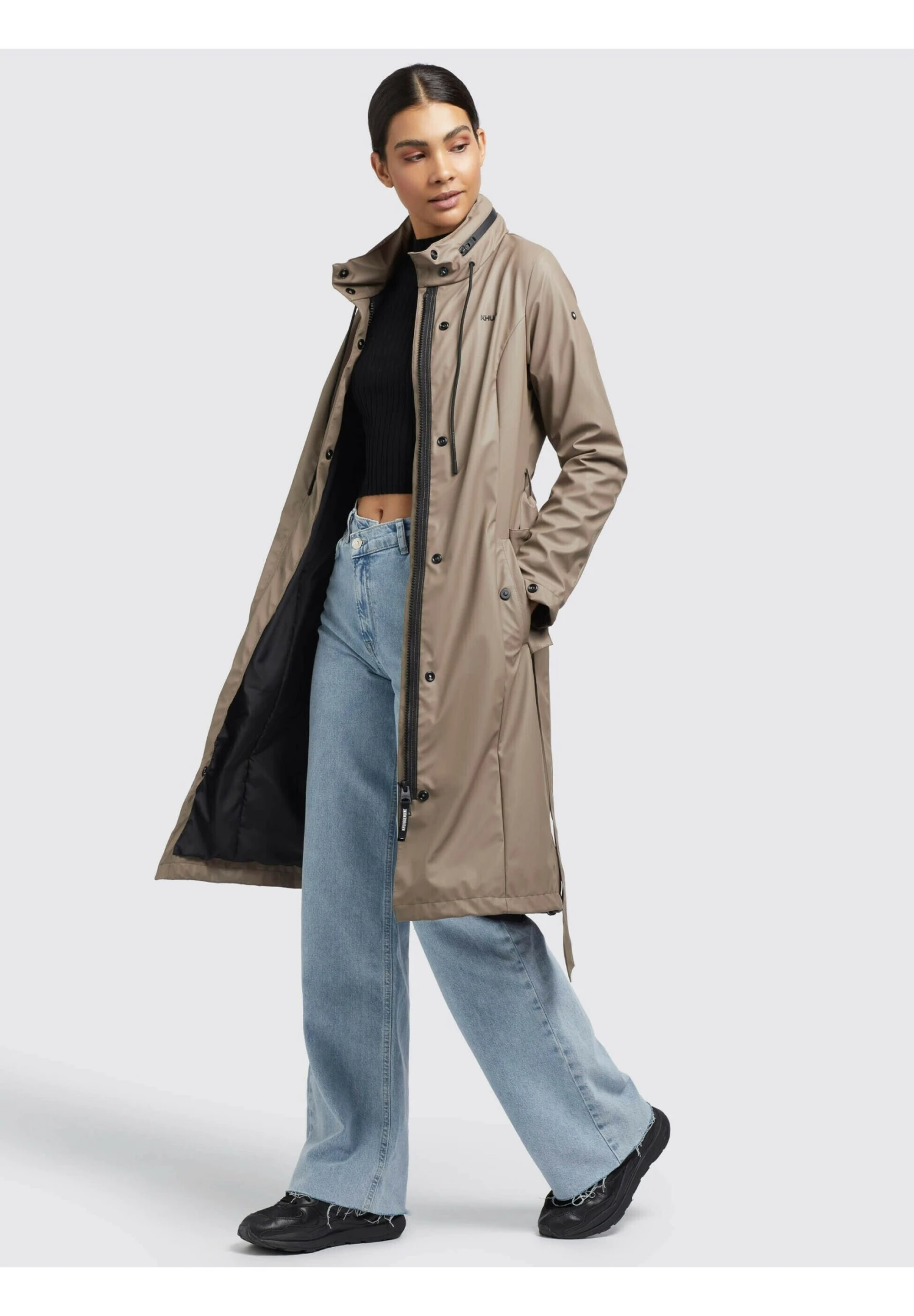 Khujo Mantel Glenna2 - Trenchcoat - Blassbraun 5 Khujo Mantel Glenna2 - Trenchcoat - Blassbraun - Afbeelding 5