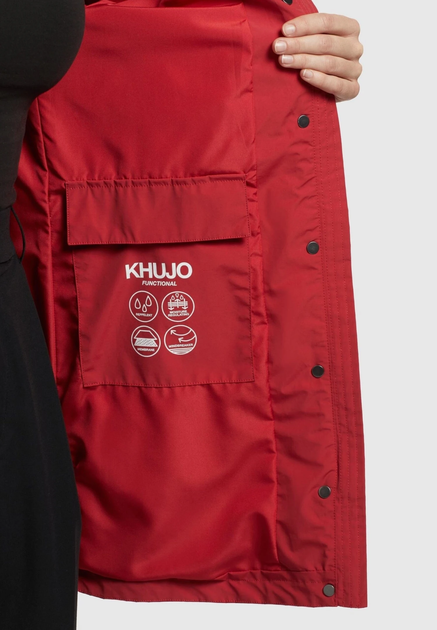 Khujo Jelle - Parka - Rot 7 Khujo Jelle - Parka - Rot - Afbeelding 7