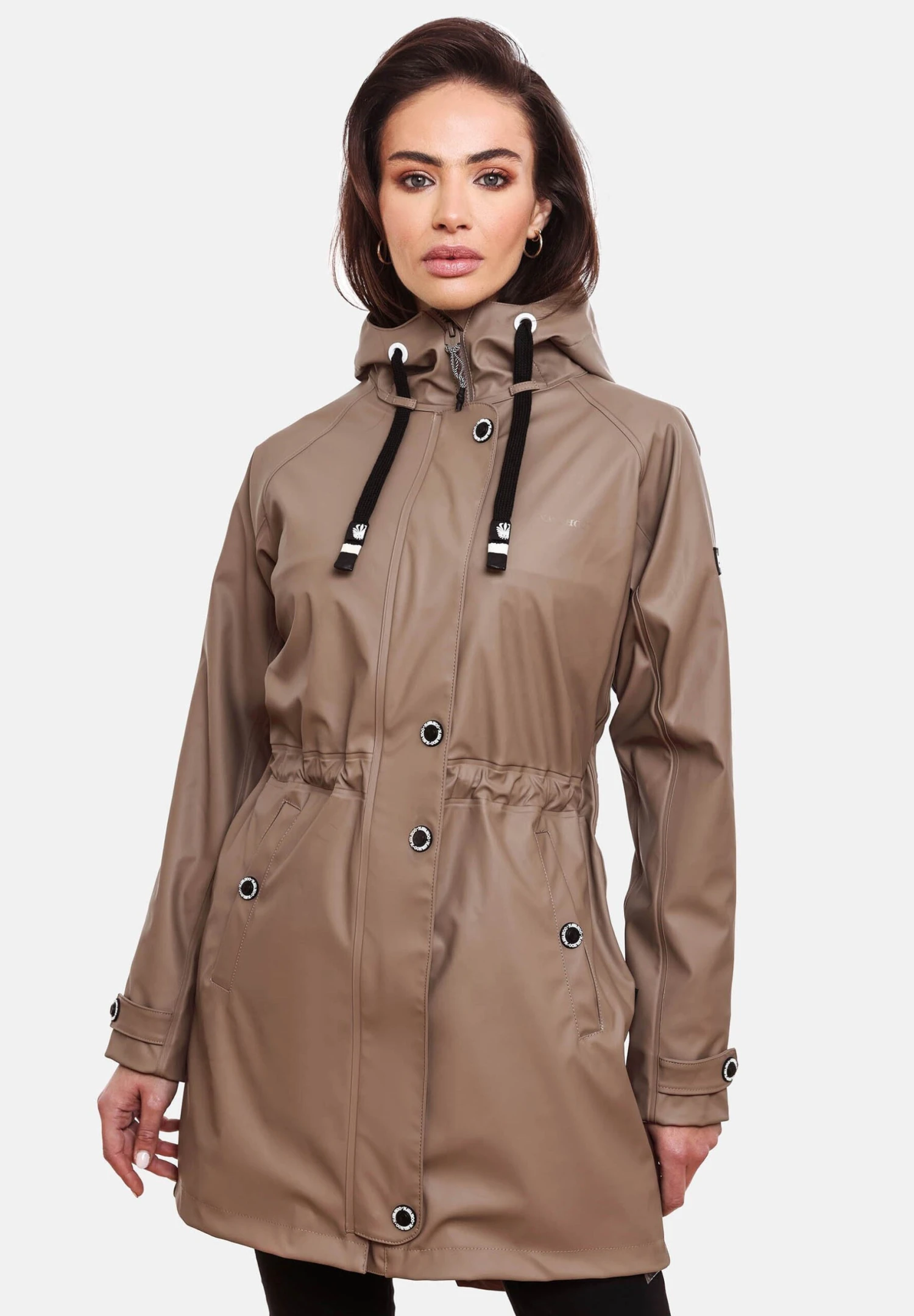 Navahoo Rainy Flower - Parka - Taupe 1 Navahoo Rainy Flower - Parka - Taupe