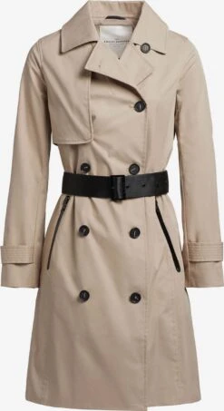 Khujo Trenchcoats Tussenmantel Sarina Dames Lichtbeige