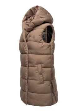 Navahoo Madilynaa - Bodywarmer - Dark Taupe -Winterjas Winkel 6c862956f8b34ca09c6b63c571c9830d