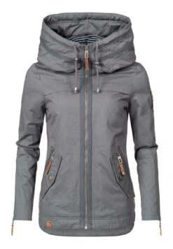 Navahoo Wekoo - Parka - Anthrazit -Winterjas Winkel 7524e85518f6404fb6d989ea1eacfecb