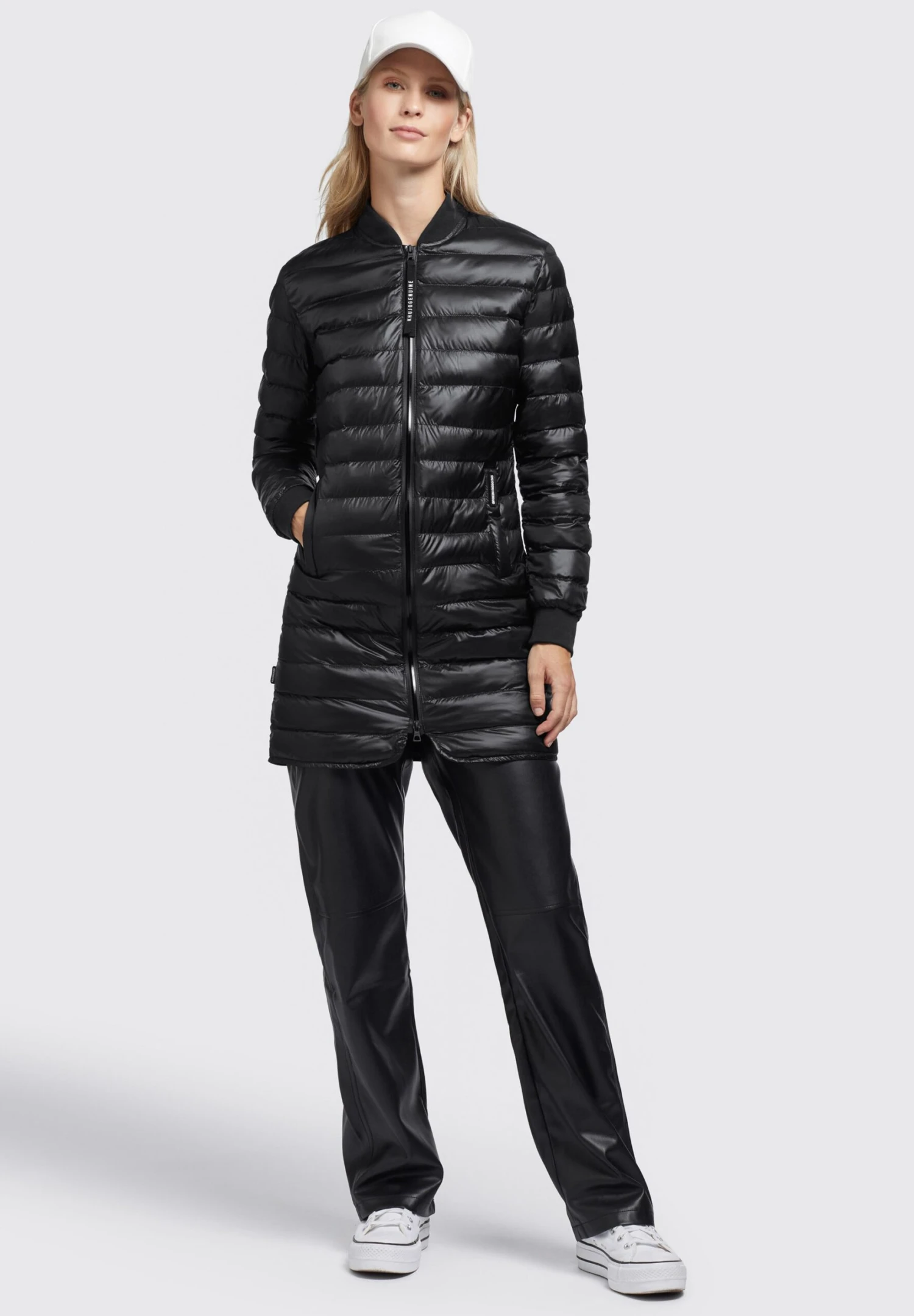 Khujo Greta Shiny - Jas - Schwarz 2 Khujo Greta Shiny - Jas - Schwarz - Afbeelding 2