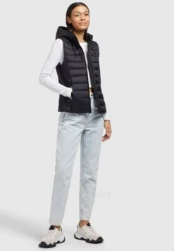 Khujo Fabia Matt - Bodywarmer - Schwarz -Winterjas Winkel 7aeaad12836a42d7b887c2763409b16d