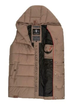 Navahoo Madilynaa - Bodywarmer - Dark Taupe -Winterjas Winkel 7da4937bc5f64b7781b561f014983d28