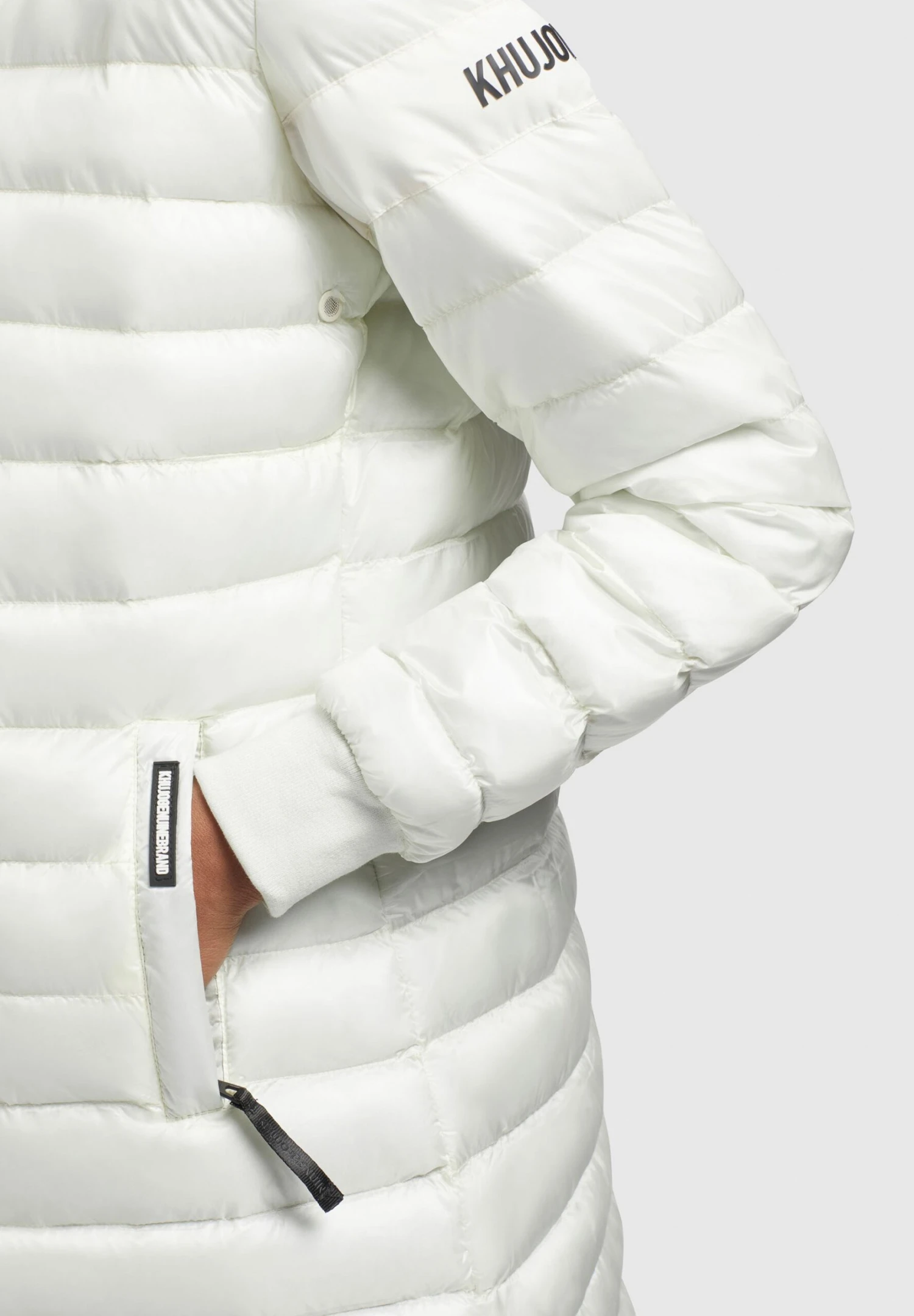 Khujo Greta Shiny - Jas - Cremeweiß 5 Khujo Greta Shiny - Jas - Cremeweiß - Afbeelding 5