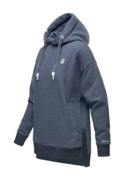 Navahoo Silberengelchen - Hoodie - Dusty Blue Melange -Winterjas Winkel 802a9e9a7e144d4b89056800d02cf24c