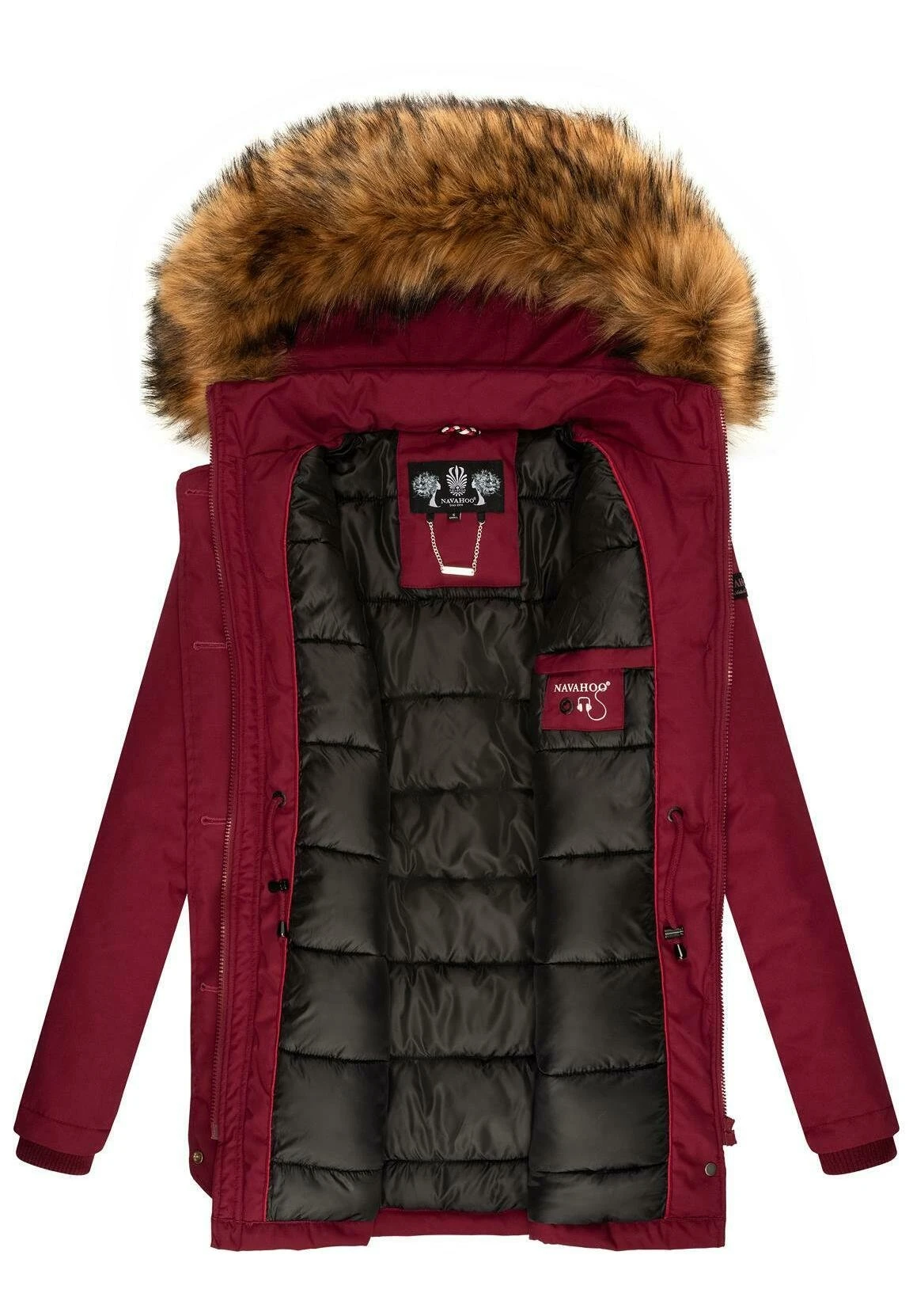 Navahoo Schneeengel Prc - Winterjas - Bordeaux 5 Navahoo Schneeengel Prc - Winterjas - Bordeaux - Afbeelding 5